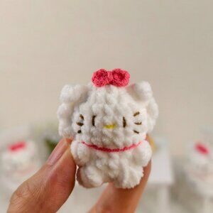 Handmade Amigurumi Crochet Cat Plushie